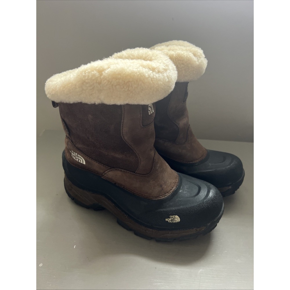 The North Face Greenland II Boots Women 7.5 Brown Primaloft 400 Grams Fleece